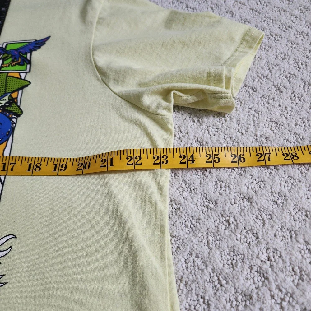 Disney Villains Let Chaos Reign Graphic Tee Yellow Maleficent Cruella XL - Picture 4 of 8